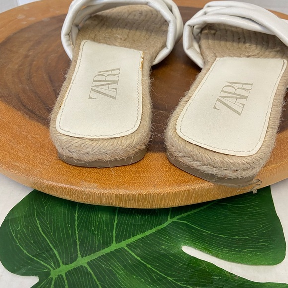 Zara Multi Strap Espadrille Slides Sandals - Picture 7 of 8